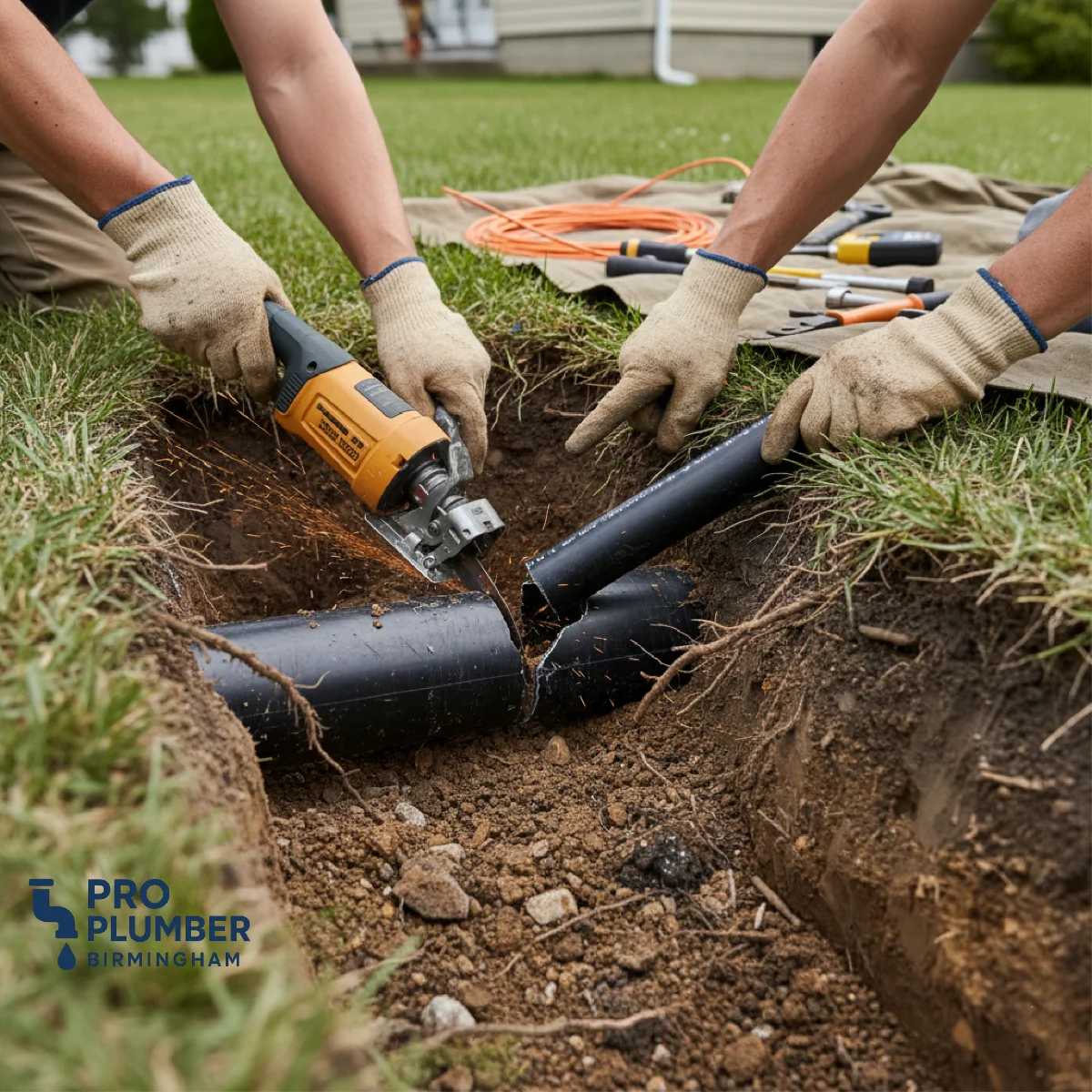 Pro Plumber Birmingham team offering Gas Line Repair Birmingham AL in a Birmingham, AL home.